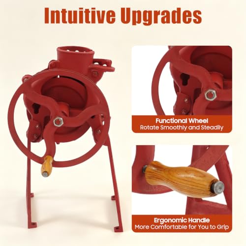 Manual Corn Thresher Sheller Hand Crank Maize Peeler Remover Tool (Style B) - size: Style B