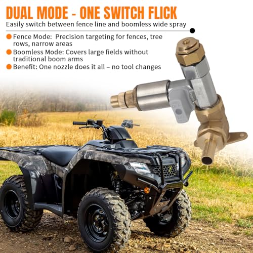 Boomless Sprayer Nozzle ATV Spot Sprayer Width Up to 31FT(Style1)