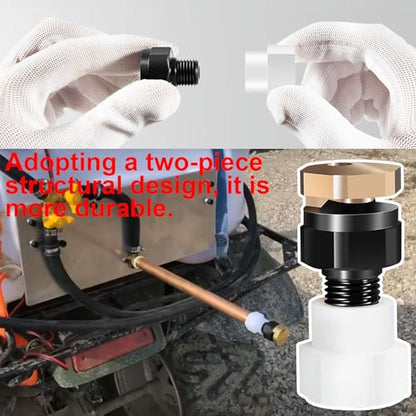 2PCS BN2BP125FWX-CS Boomless Nozzle Full Pattern 2GPM 12v Pumps 16 Foot Broadcast Spray for Valley Industries and Master Manufacturing