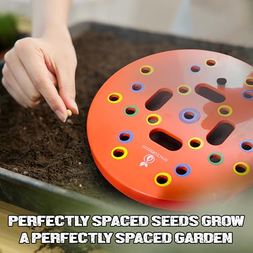 Round Seed Planting & Spacing Template for Grow Bags & Container Gardening