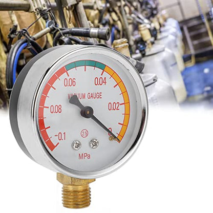 Zerodis Milking Machine Digital Vacuum Gauge, Multicolor Digital Design for Farm,