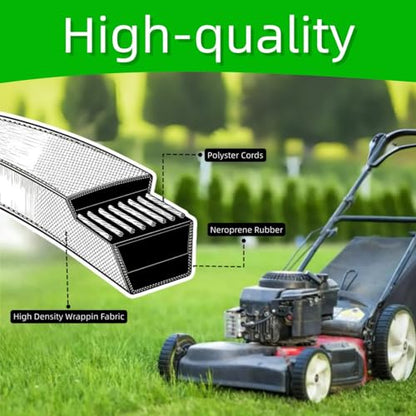 07200023 Deck Belt 1/2" x 145" for Ariens Ikon XD 52 Deck Belt 147-2910 Toro Belt 1640 Zoom, 1840 Zoom, 2044 Zoom, 2348 Zoom, XL Series,Replaces Toro MAX 54 130-0843 - color: 07200023