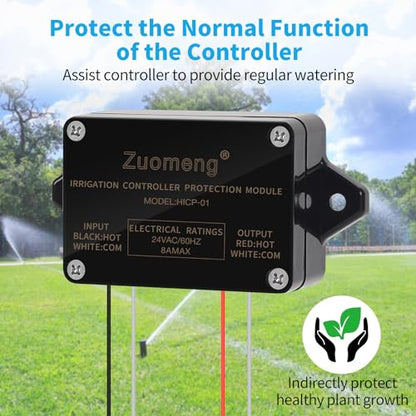Irrigation Controller Protection Isolator for Multi-Unit Systems, Prevents Interconnection Issues, Compatible with 24 VAC WiFi and Mechanical Sprinkler Systems