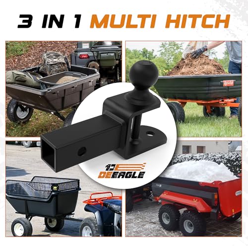 DEEAGLE ATV UTV Trailer Hitch Fits 2-Inch Receiver