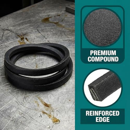 2 Pack 532421527 Replacement Drive Belt for Husqvarna AYP 421527 266-221 Lawn Mowers 3/8“ X 35 1/4” - color: 3/8" X 35-1/4"