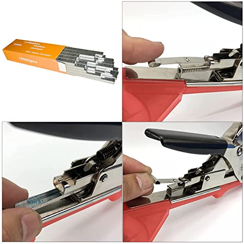20 Pcs Plant Tying Machine Tape, 100 Feet Long x 1/2 Inch Wide, with One Box Staples, for Vegetables Tying Tool,Garden Tape for Plants - color: Accessories