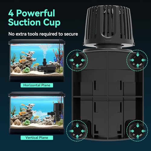 1587 GPH Pond Pump, 55W Submersible Water Pump with Control Panel