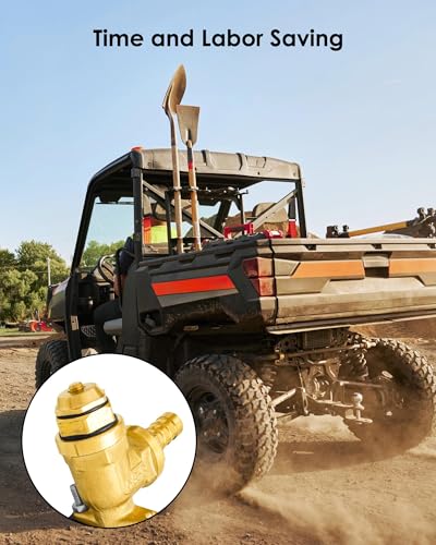 Upgrade Boomless Sprayer Nozzle Fit for Any 2" Thick ATV/UTV Tailgate - size: Black