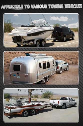 METOWARE 2.5'' Aluminum Adjustable Trailer Hitch, 6'' Drop/Rise,18K GTW - color: Sliver, size: 6'' Drop
