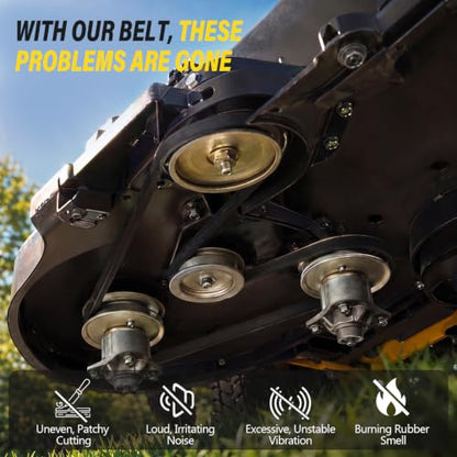 M158131 Deck Belt 0.56" x 152.3" Replacement for John Deere - size: M158131