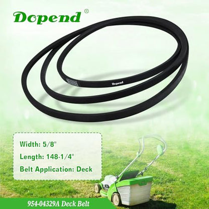 954-04329A Deck Belt 5/8'' x 148-1/4'' for Cub Cadet ZT1-54, RZT-L54, MTD, Craftsman Riding Mowers, Replaces Cub Cadet 54 inch Deck Belt 954-04329A, 954-04329, 754-04329,754-04329A - size: 954-04329A