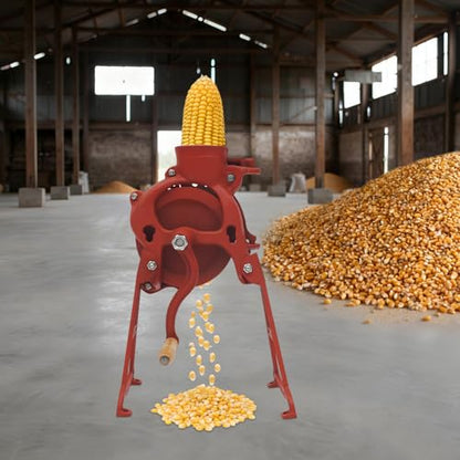 Manual Corn Thresher Sheller Hand Crank Maize Peeler Remover Tool (Style A) - size: Style A