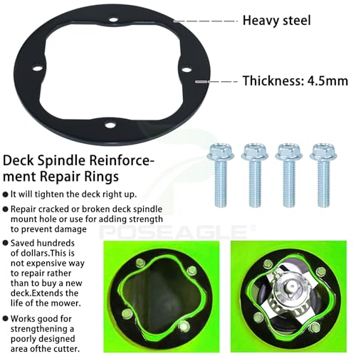 [ Upgraded 2 Pack High-Strength Deck Spindle Reinforcement Rings - color: A04 2xMTD Deck Spindle Reinforcement Rings