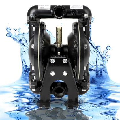 Dollate QBY4-25L Air Operated Double Diaphragm Pump 1 inch Inlet/Outlet