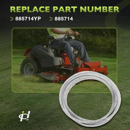 885714YP Mower Deck Belt Fits Ferris 400S Series with 44"/48" Deck - size: 885714YP