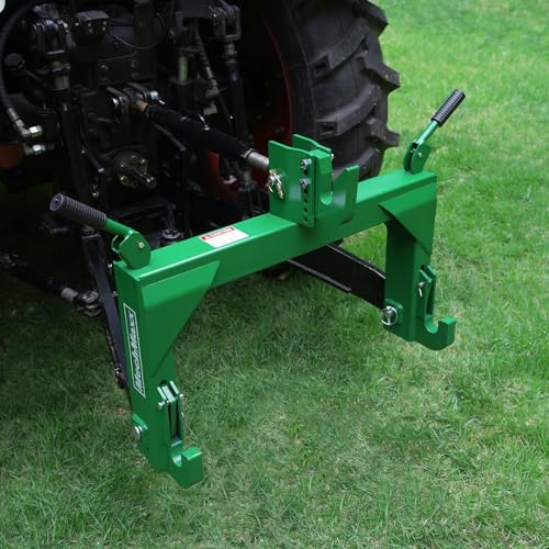 MechMaxx 3 Point Quick Hitch Cat 1 for Tractors, Green, QH1G