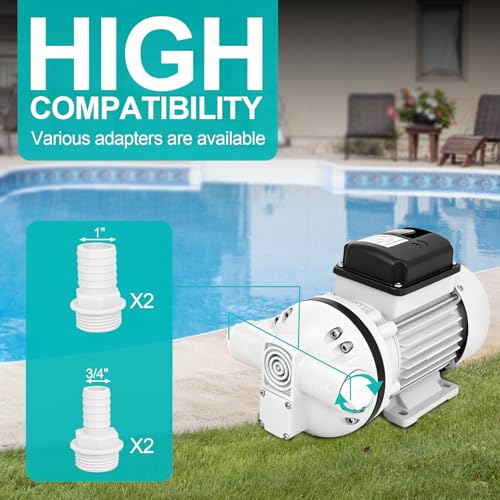 BLACKHORSE-RACING 110V-120V AC Self-Priming DEF Transfer Pump - size: 110V AC