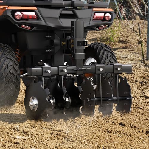 28" Heavy Duty Tow Behind Disc Plow Harrow w/Universal 2" Receiver - size: 28in Disc plow Harrow with 2" Receiver