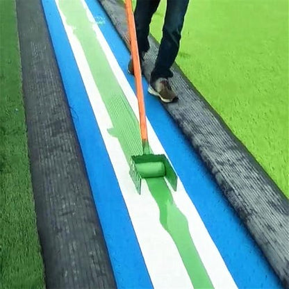 Hand Push Turf Installation Tool Glue/Adhesive Spreader(Working with 27cm 10.6inch) for Artificial Grass (27cm with Long Handle) - size: 27cm with long handle