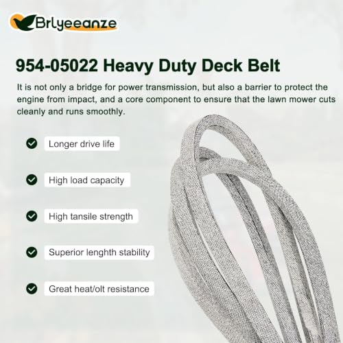 954-05022A Lawn Mower Deck Belt - size: 108"L x 0.5"W