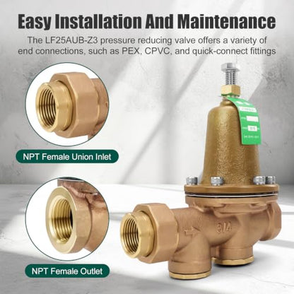 LF25AUB-Z3 3/4" Cast Copper Silicon Alloy Pressure Reducing Valve - size: 0.75 Inch