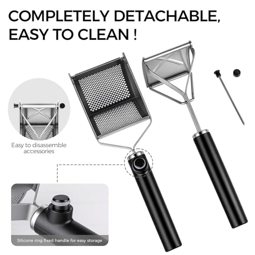 Potato Ricer Stainless Steel, Heavy Duty Potato Masher Dishwasher Safe