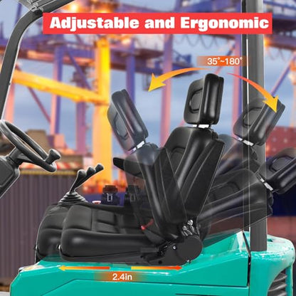 Ergonomic Tractor Seat, Universal Forklift Seat, Lawn Mower Seat | Forklift Compatible