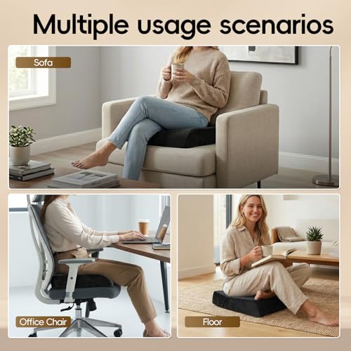 Chair Cushion for Elderly, Thick Booster Seat Cushion for Easy Rise