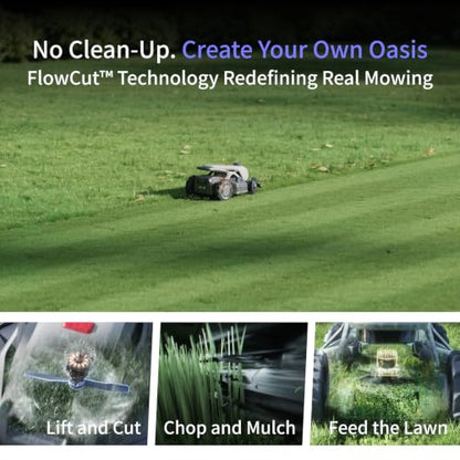 TRON with Large Mowing Disk,Robot Lawn Mower up to 0.6 Acre - color: TRON with Mowing Disk