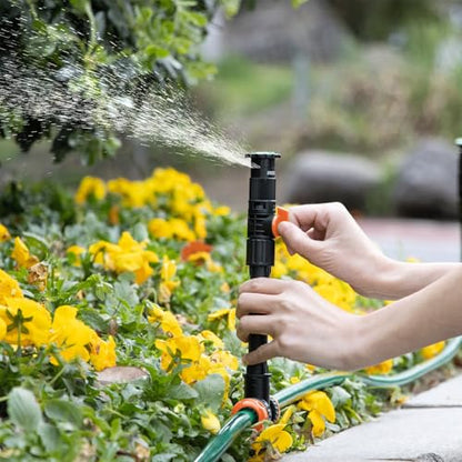 RESTMO Above Ground Sprinkler System,Irrigation Sprinklers for Yard,Orange - color: Orange