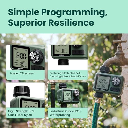 Garden Hose Sprinkler Timer 1 or 2 Outlet Programmable Controller - style: 1-Zone