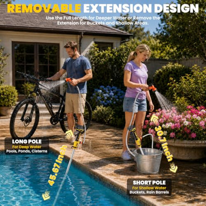 Cordless Stick Water Transfer Pump for Dewalt 20V Batteries (Tool Only)