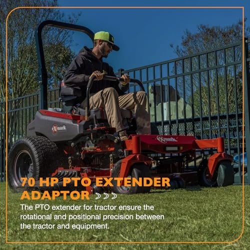 PTO Extender Adaptor, Female 21 Spline & 1-3/8", Male 6 Spline & 1-3/8"