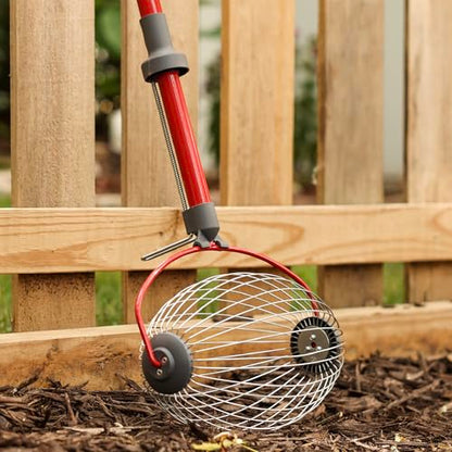 GARDEN WEASEL Large Nut Gatherer Roller for Walnuts Tennis Balls Apples - size: Large, Objects 1.5" to 3"
