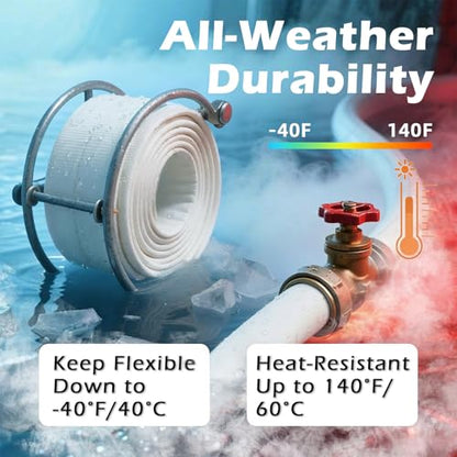 2" x 100 FT EPDM Rubber Single Jacket Fire Hose, NST/NH - size: 2" x 100 FT