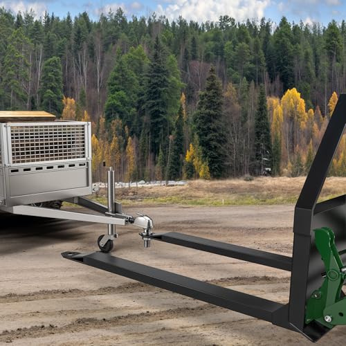 AUTOSAVER88 46" Pin-On Pallet Forks Frame Attachment, 2600 LB Capacity