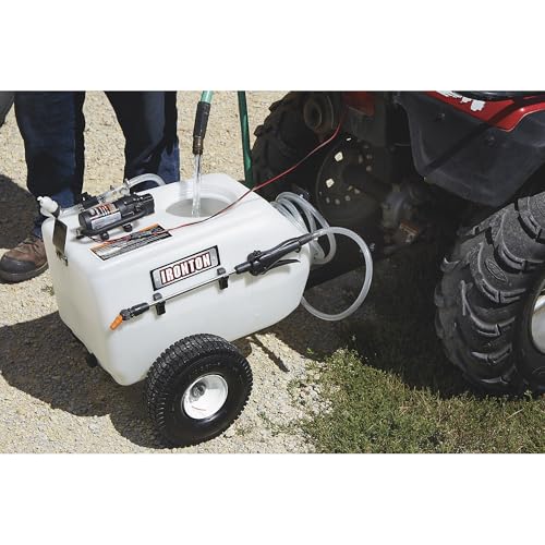 Ironton Tow-Behind Trailer Broadcast and Spot Sprayer, 13-Gal. Capacity