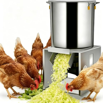 Grain and Feed Chopper, Heavy Duty Stainless Steel Forage Shredder Machine