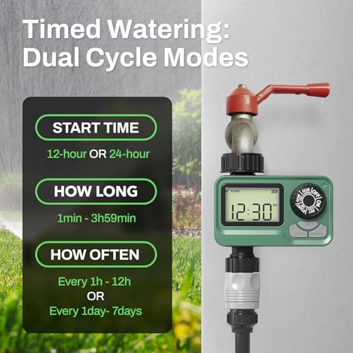 BN LINK Outdoor Water Timer for Garden Hose, Programmable Sprinkler Timer - size: 1 Outlet