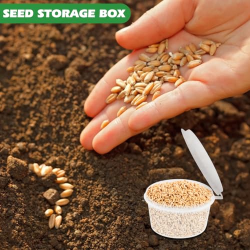 Seed Planter Kit Mini Dispenser Sower Dibber Widger 7pc Set