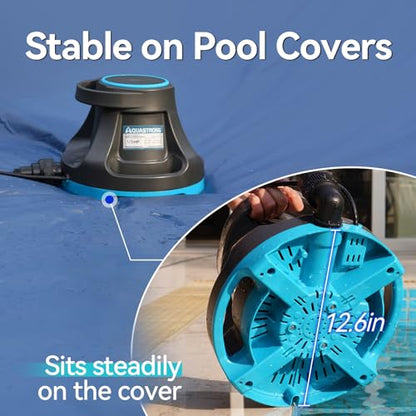 Aquastrong 2774 GPH Pool Cover Pump Automatic On Off, 1/3 HP, 115V - color: Blue & Black