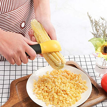 Corn Cob Stripper Tool, Professional Corn Sheller Kernel Cutter, Corn Peeler Corn Remover Kitchen Tool