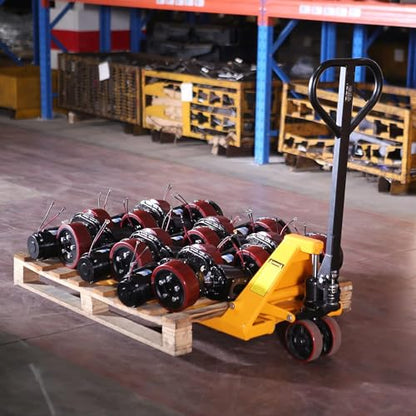 APOLLOLIFT Pallet Jack Trucks 27" W x 48" L Fork, 6600Lb with Extra Stopper - size: 6600lbs-48"x27"+Stopper