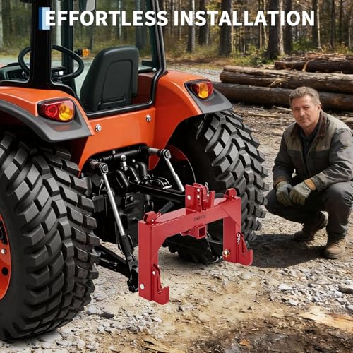 Quick Hitch Cat 1 – 3000 Lbs, 2" Receiver - color: Red