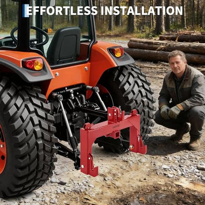 Quick Hitch Cat 1 – 3000 Lbs, 2" Receiver - color: Red