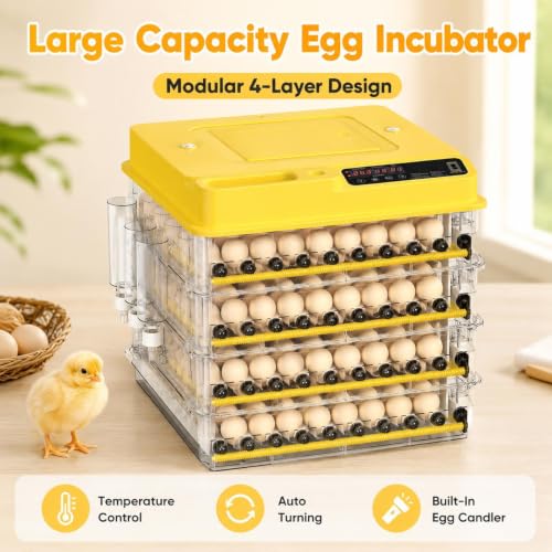 288 Egg Incubator for Hatching Eggs with Auto Turner, Temp Control, Candler - color: 288 Egg