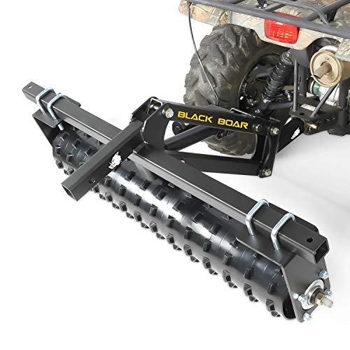 Black Boar ATV/UTV Cultipacker Implement, Breaks Up Clods, Packs Down Loose Soil and Forces Seed Bed (66009)