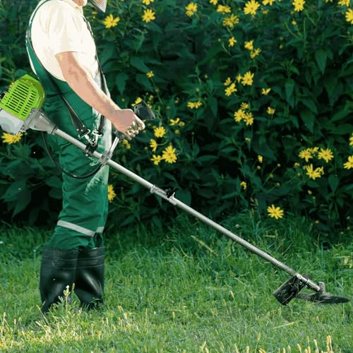 Homdox 58cc 2-Cycle Gas Brush Cutter, 4 in 1 Gas Weed Eater, String Trimmer and Weed Wacker Trimmer for Lawn and Garden Care Trimming, Green - color: Green
