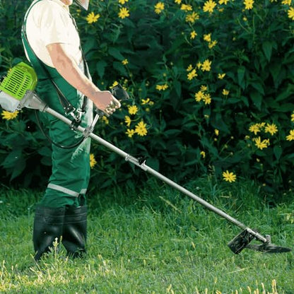 Homdox 58cc 2-Cycle Gas Brush Cutter, 4 in 1 Gas Weed Eater, String Trimmer and Weed Wacker Trimmer for Lawn and Garden Care Trimming, Green - color: Green