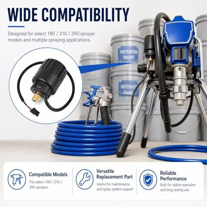 Airless Sprayer Pressure Control Valve, 249005, for 190 LTS 390 PC 395 X7